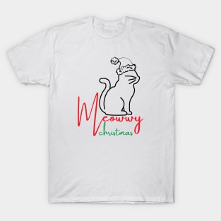 Meowwy Christmas T-Shirt